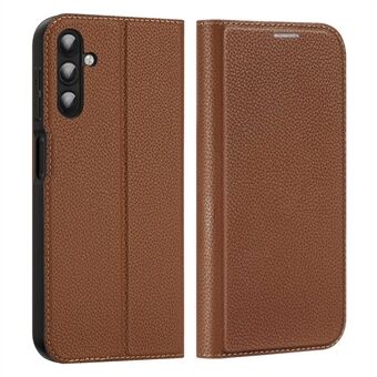 DUX DUCIS Skin X2 -sarjan suoja Samsung Galaxy A14 5G / A14 4G -puhelimelle korttipaikoilla, nahkakotelo magneettisella automaattisesti sulkeutuvalla suojakannella.