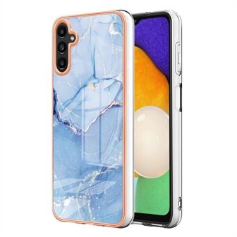 TPU-kuori Samsung Galaxy A14 5G Galvanoitu IMD-puhelimen kuori YB IMD Series-16 Style E marmorikuvioinen 2,0 mm puhelimen kansi