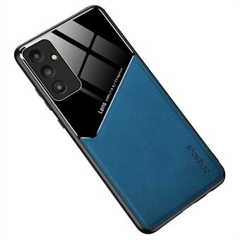 Suojakuori Samsung Galaxy A14 5G / 4G TPU + PC + PU nahkainen iskunkestävä puhelimen suojuksen tuki Magneettinen autoteline