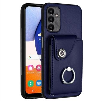 YB Leather Coating -sarjan 7. versio Samsung Galaxy A14 5G / A14 4G -puhelin suojakotelo, iskunkestävä nahka+TPU-kuori