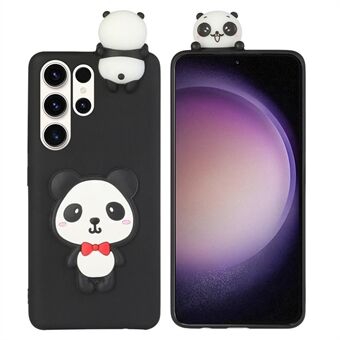 YX-sarja Samsung Galaxy S23 Ultra Cute 3D-sarjakuvahahmolle TPU+Siliocne puhelinkuoren takakansi