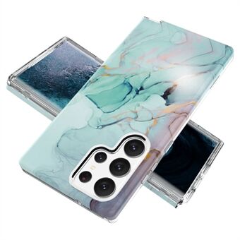 Samsung Galaxy S23 Ultra GW18 IMD Marble Pattern takakuori PC+TPU Iskunkestävä matkapuhelinkotelo