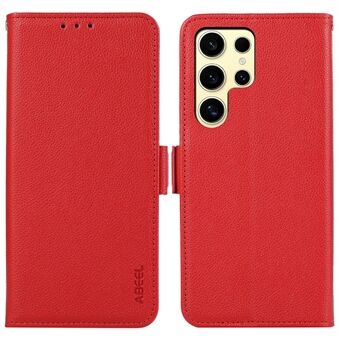 ABEEL Samsung Galaxy S23 Ultra - PU-nahkainen lompakkokotelo matkapuhelimelle, jossa RFID-estotoiminto