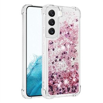 Samsung Galaxy S23 YB Quicksand Series-1 putoamisen estävä puhelimen suojus Nestemäinen kelluva kimalteleva paljetti Suojaava TPU-puhelinkotelo