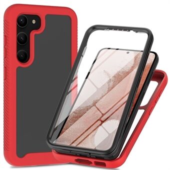 Samsung Galaxy S23 PC:lle + TPU Anti-Drop Case Täyssuojattu puhelimen suojus PET-näytönsuojalla