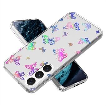 Samsung Galaxy S23 GW18 PC + TPU-paksennettu suojapuhelinkotelolle Shiny laserkuvioinen matkapuhelimen suojakuori