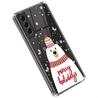 Samsung Galaxy S23+ Merry Christmas -puhelimen kotelon kuviotulostus Design Kirkas TPU iskunkestävä suojakuori