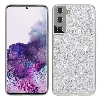 Samsung Galaxy S23+:lle iskuja vaimentava Shiny kimalteleva paljetti puhelinkuori Galvanoitu TPU-kehys Kova PC-takakansi