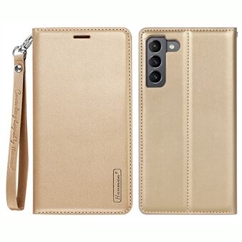 HANMAN Minor Series for Samsung Galaxy S23+ PU Nahkainen puhelinlompakkokotelo Suojaava puhelintelineen Stand