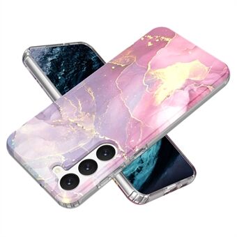 Samsung Galaxy S23+ GW18 IMD -matkapuhelimelle Takakansi PC+TPU Marble Pattern -puhelinkotelo