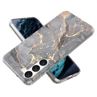 Samsung Galaxy S23+ GW18 IMD -matkapuhelimelle Takakansi PC+TPU Marble Pattern -puhelinkotelo