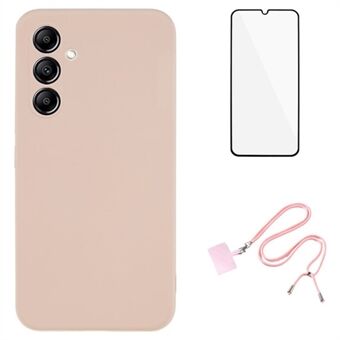 WANLONFENG RB1 -sarja Samsung Galaxy A54 5G -puhelimelle. TPU-materiaalista valmistettu iskunkestävä puhelinkotelo, jossa mukana näytönsuoja.