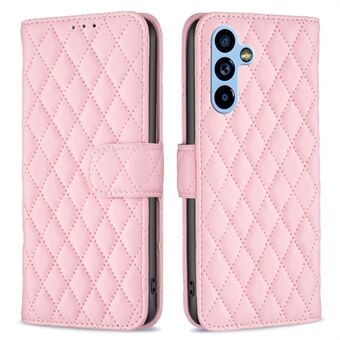 BINFEN COLOR BF Style-14 Samsung Galaxy A54 5G lompakkopuhelimen kotelolle painettu Rhombus suojakuori Magneettinen suljin PU-nahkakuori Stand