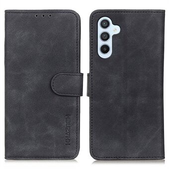 KHAZNEH Samsung Galaxy A54 5G magneettilukko PU nahka Retro Texture puhelimen kansi Folio Flip lompakko Stand