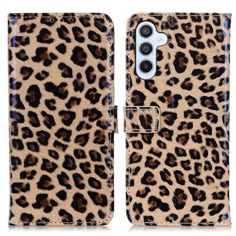 Samsung Galaxy A54 5G magneettilukko Leopard Pattern -puhelimen suojus PU- Stand foliokotelo