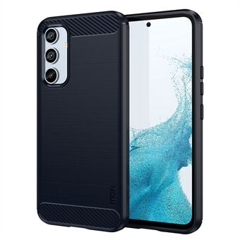 MOFI JK TPU Series-1 pudotuksenkestävä puhelinkuori Samsung Galaxy A54 5G:lle, hiilikuituharjattu suojaava TPU puhelimen takakuori