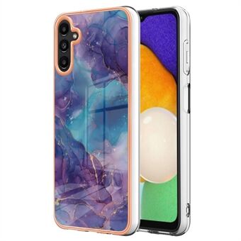 Samsung Galaxy A54 5G YB IMD Series-16 Style E Putoamissuojalle Galvanointikehys TPU-suojus 2,0 mm IMD Marmorikuvioinen matkapuhelinkotelo