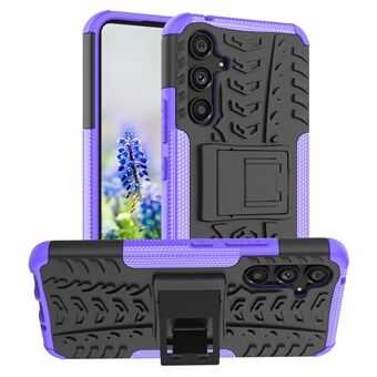 Suojapuhelinkotelo Samsung Galaxy A54 5G:lle, Cool Tire Texture Kickstand Pehmeä TPU kova PC Scratch puhelimen suojus