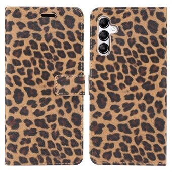 Samsung Galaxy A54 5G PU-nahkaiselle puhelinkotelolle Leopard Pattern Flip Stand Lompakon puhelimen suojakuori