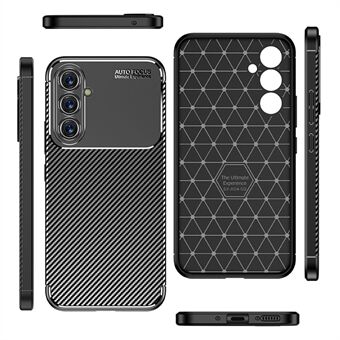 Samsung Galaxy A54 5G Carbon Fiber Texture -puhelimen kotelolle pudotusta estävä puhelimen TPU-suoja