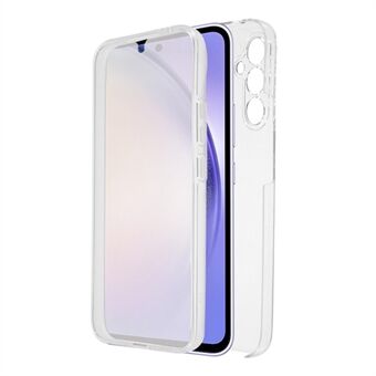 Samsung Galaxy A54 5G Full Protection Anti-Drop Shell TPU-kehys + akryylitaka + PET-etukuori läpinäkyvä puhelinkuori