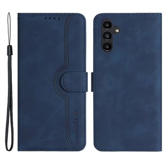 YX003 Samsung Galaxy A54 5G PU -nahkaiselle lompakkopuhelintelineen Stand painettu kuviollinen kansi