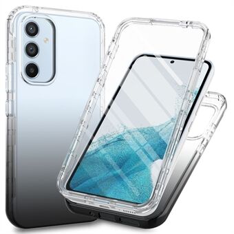 Gradient Color PC TPU -kotelo Samsung Galaxy A54 5G:lle iskunkestävälle kotelolle PET-näytönsuojalla