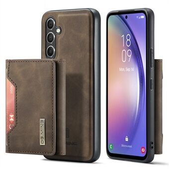 DG.MING M2 Series Samsung Galaxy A54 5G PU Nahkapäällysteinen PC+TPU-puhelinkotelo Irrotettava lompakko Takana jalustan suojus