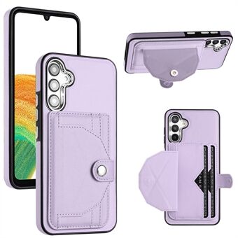 YB Nahkapinnoite Series-4 Samsung Galaxy A54 5G Kickstand-puhelimen suojakuori korttipidike PU-nahka+TPU-kotelo