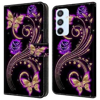 Lompakkokotelo Samsung Galaxy A54 5G, PU-nahkainen 3D-kuvioinen Stand suojaava puhelimen kansi