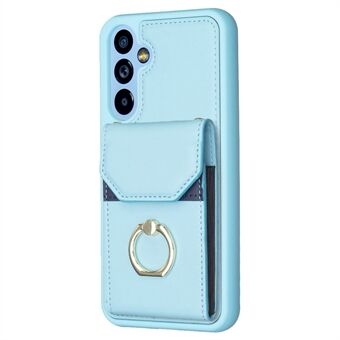 BF29 Samsung Galaxy A54 5G Kickstand PU-nahka + TPU-suojus Puhelimen kotelon korttipidikkeellä Matkapuhelimen kuori