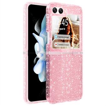 Samsung Galaxy Z Flip5 5G Glitter puhelinkotelo PC + TPU suojaava kansi