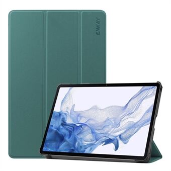 ENKAY HAT PRINCE älypuhelimen suojakuori Samsung Galaxy Tab S9:lle, PU-nahkaa + PC:tä taitettavalla jalustalla