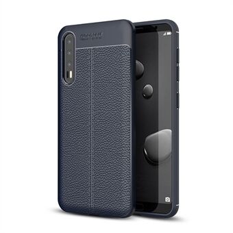 Litchi Grain Soft TPU -kuori Huawei P20 Pro