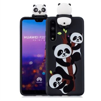 3D söpö nukke kuviopainatus TPU-puhelinkotelo Huawei P20 Pro