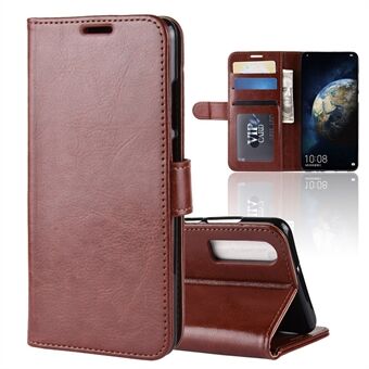 Crazy Horse Wallet Stand -nahkakotelo Huawei P30: lle