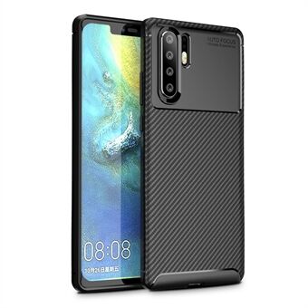 Varten Huawei P30 Pro Carbon Fiber Texture Iskunkestävä TPU-matkapuhelinkotelo