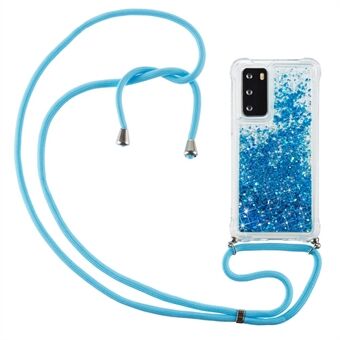 Glitter Powder Quicksand TPU -suojakuori Huawei P40: lle