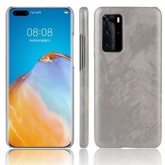 Litchi Skin Nahkainen PC-takakansi Huawei P40 Pro