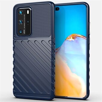 Thunder Series Twill Skin Soft TPU-kuori Huawei P40 Pro