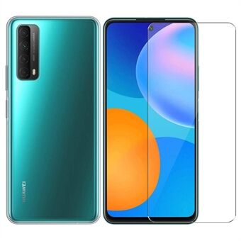 Puhelinkuori Huawei P Smart 2021 / Y7a TPU -suojus + karkaistu näytönsuoja