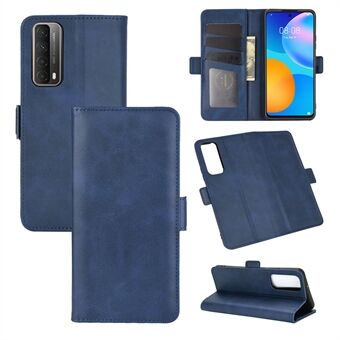 Double Magnetic Clasp Flip Nahkainen Mobile Shell - Huawei P Smart 2021 / Y7a