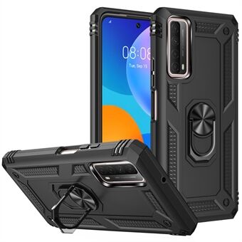 Armor putoamisen estävä hybridi-PC-TPU-kuori Huawei P Smart 2021 / Y7a -telineelle