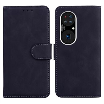 Stand Design Full Protection Folio Flip nahkainen puhelinkotelo Huawei P50 Pro - musta