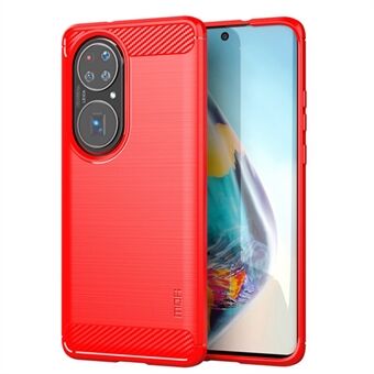 MOFI Harjattu Design Carbon Fiber -pehmeä TPU-suojus Huawei P50 Pro