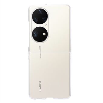 Huawei P50 Pocket Hard PC Cover Scratch läpinäkyvä taitettava puhelinkuori