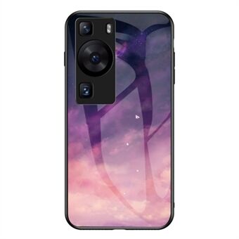 Huawei P60 / P60 Pro 5G PC+TPU+karkaistu lasi Starry puhelinkuoren pudotuksenkestävä kansi