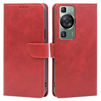 Nahkainen Stand suojus Huawei P60 / P60 Pro , Calf Texture Wallet Flip Phone Case