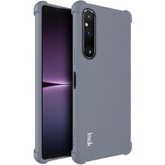 IMAK Sony Xperia 1 V matkapuhelinkotelolle neljän kulman turvatyynyn pudotuksenkestävä TPU mattapintainen puhelimen kansi