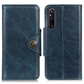 KHAZHEN Sony Xperia 1 V Wallet PU Stand puhelinkotelo Pudotuksen estävä puhelimen suojus